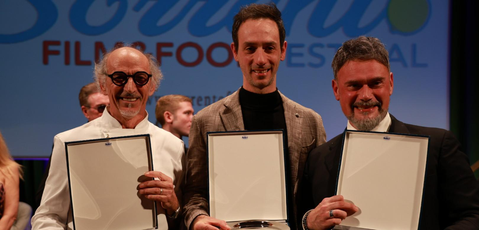 Agli Chef Claudio Conti, Antonino Montefusco e Stefano Merzetti i SorrentoFFF Awards 2026 tra i grandi artisti di cinema e musica